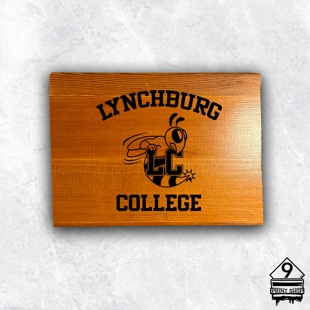 Lynchburg College Bleacher Wood