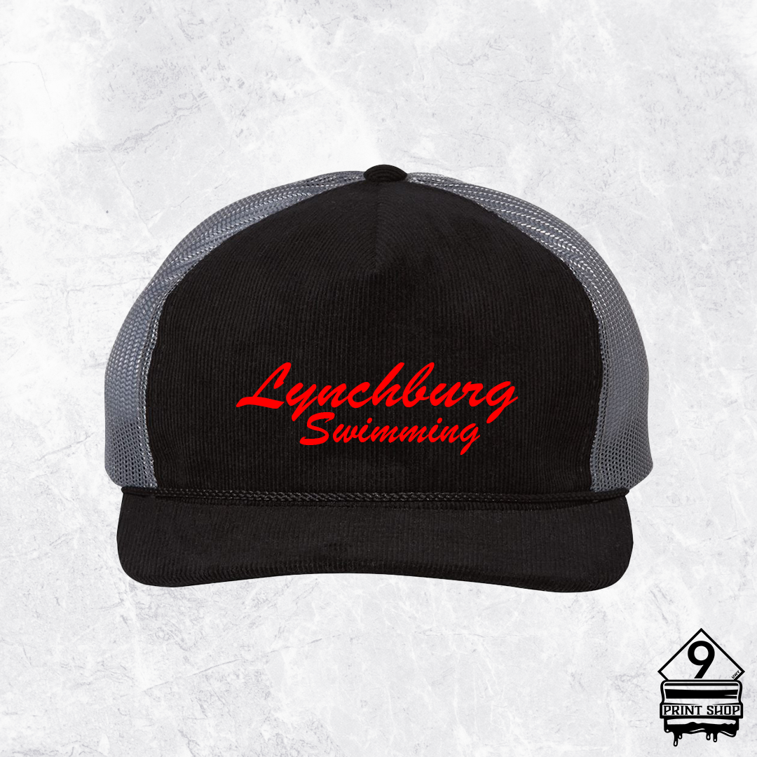 Lynchburg Swimming | Richardson Troutdale Corduroy Trucker Cap